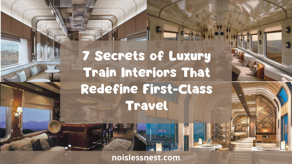 7 Secrets of Luxury Train Interiors That Redefine First-Class Travel