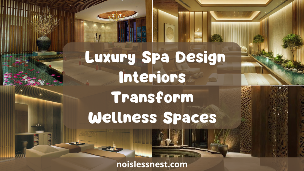 7 Ways Luxury Spa Design Interiors Transform Wellness Spaces