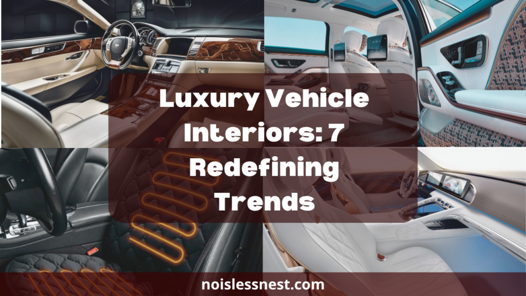 The Ultimate Guide to Luxury Vehicle Interiors: 7 Trends Redefining Premium Car Cabin Design