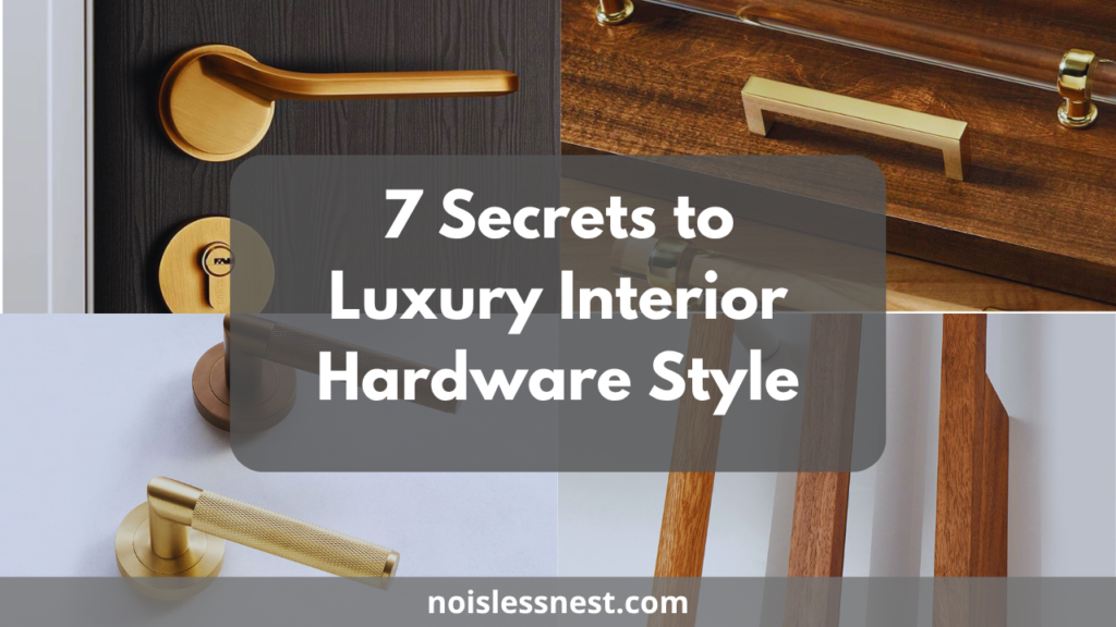 7 Secrets of Using Luxury Hardware for Modern Interiors (Even If You’re a Beginner)