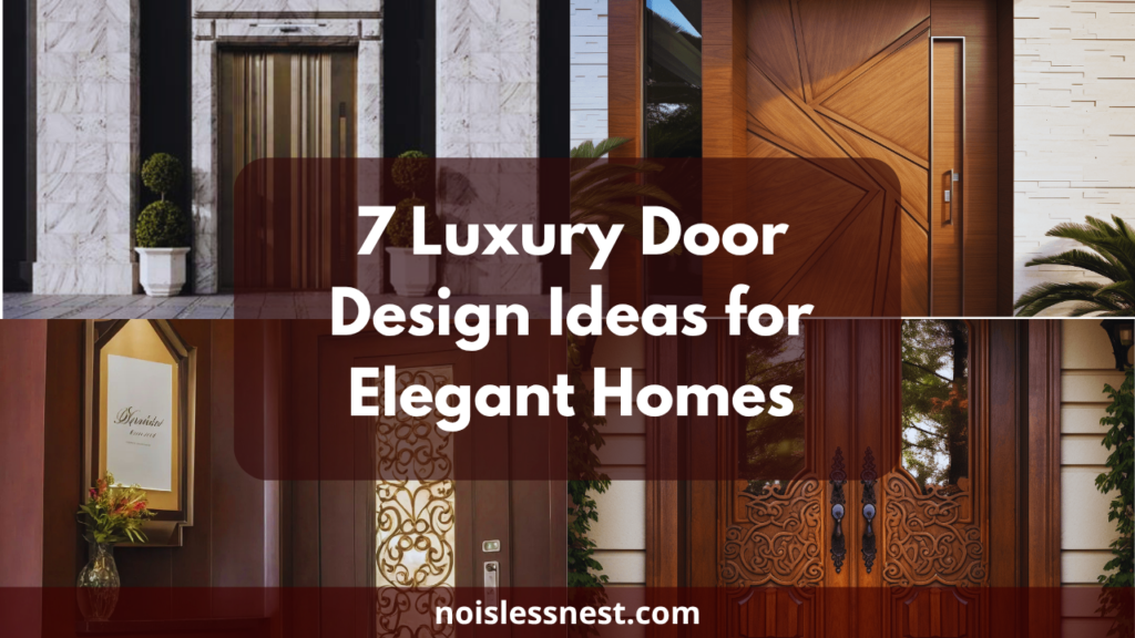 7 Stunning Luxury Door Design Ideas to Elevate Your Home’s Elegance